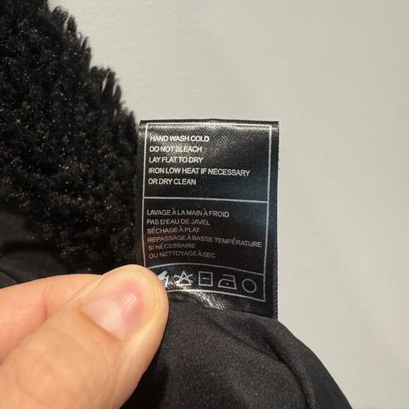 Jack by BB Dakota Vest Open Front Fuzzy Vegan Fur Black Mob Wife Womens size XS - Picture 4 of 5